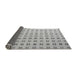 Sideview of Solid Gray Modern Rug, abs5546gry