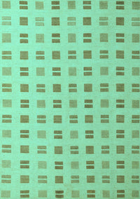 Solid Turquoise Modern Rug, abs5546turq