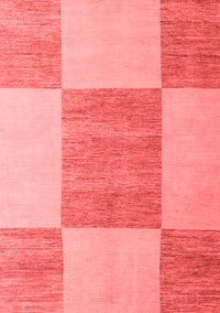 Checkered Red Modern Rug, abs5547red