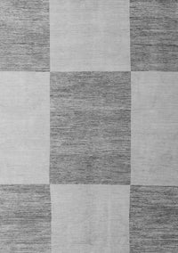 Checkered Gray Modern Rug, abs5547gry