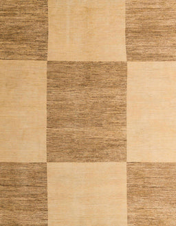 Abstract Orange Checkered Rug, abs5547