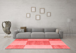 Modern Red Washable Rugs
