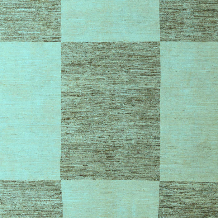 Checkered Light Blue Modern Rug, abs5547lblu