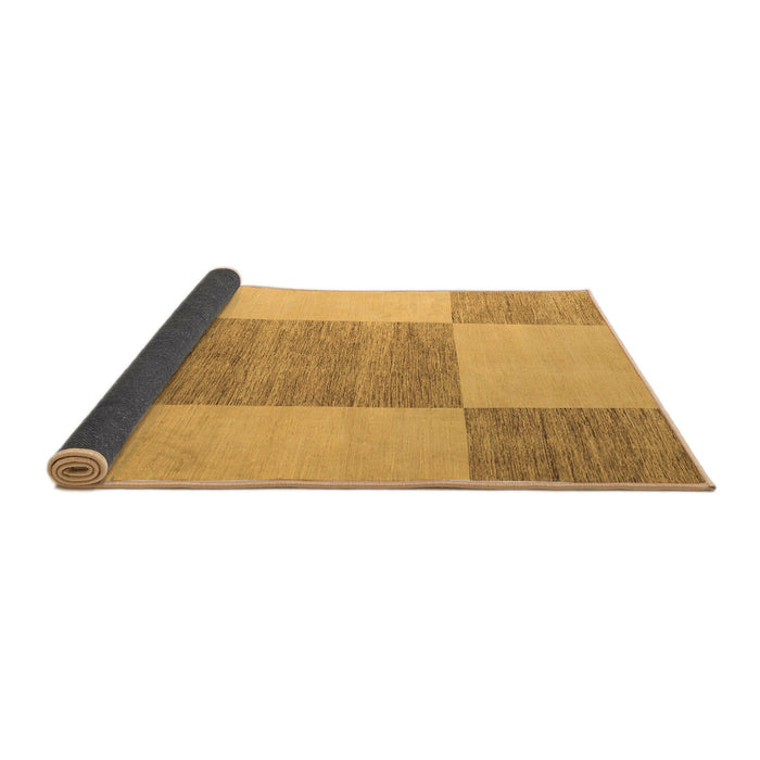 Sideview of Checkered Brown Modern Rug, abs5547brn