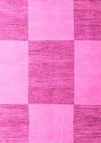 Checkered Pink Modern Rug, abs5547pnk