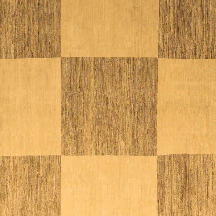 Square Machine Washable Checkered Brown Modern Rug, wshabs5547brn