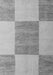 Machine Washable Checkered Gray Modern Rug, wshabs5547gry