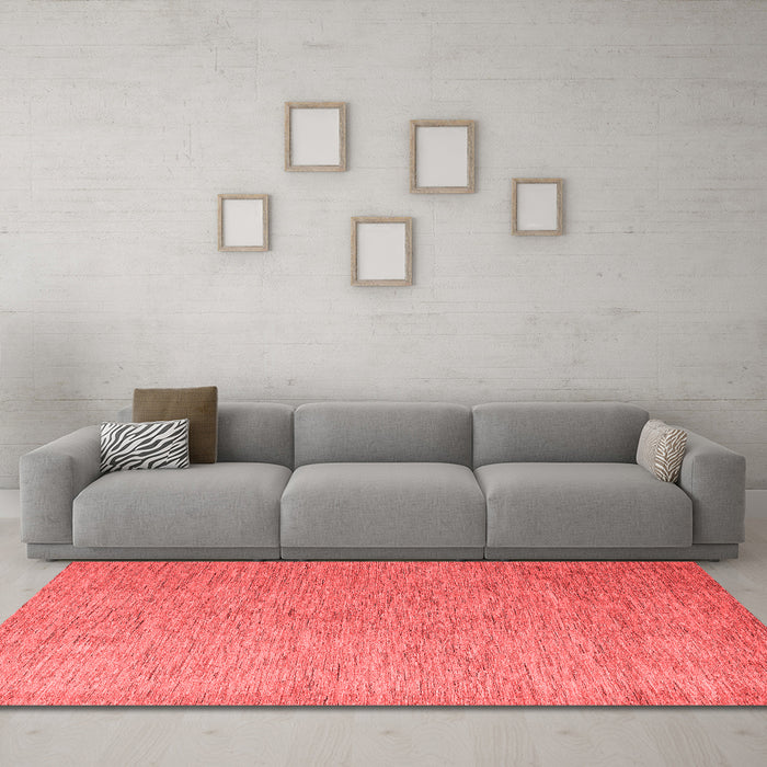 Modern Red Washable Rugs