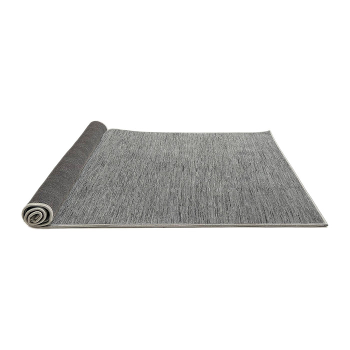 Sideview of Abstract Gray Modern Rug, abs5548gry