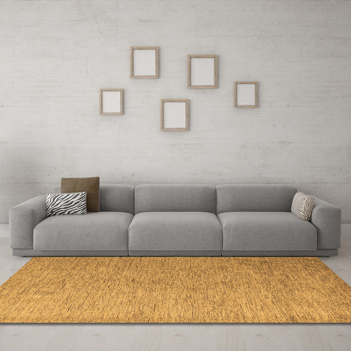 Machine Washable Abstract Brown Modern Rug in a Living Room,, wshabs5548brn