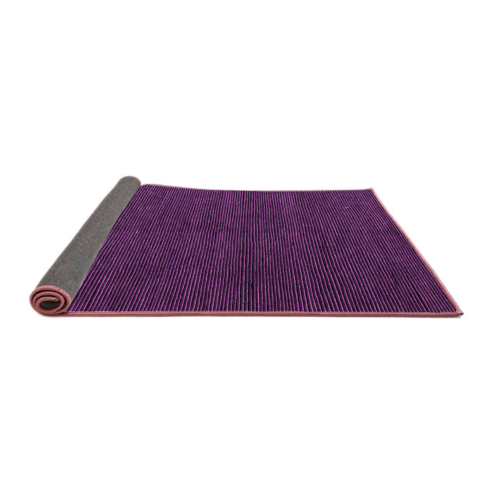 Sideview of Abstract Purple Modern Rug, abs5549pur