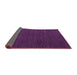 Sideview of Abstract Purple Modern Rug, abs5549pur