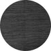 Round Abstract Gray Modern Rug, abs5549gry