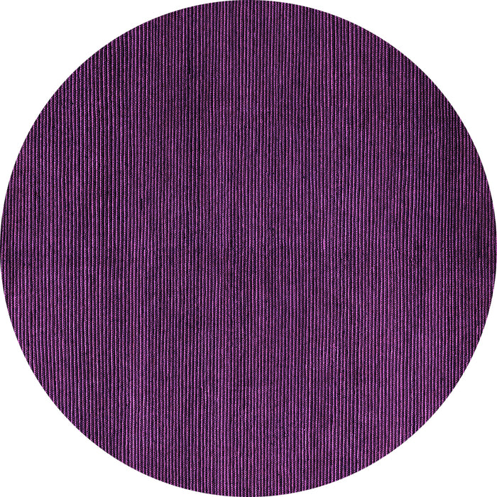 Round Abstract Purple Modern Rug, abs5549pur