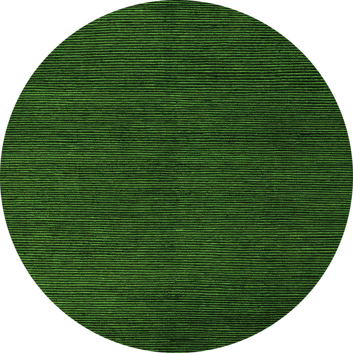 Round Abstract Green Modern Rug, abs5549grn