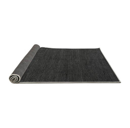 Sideview of Abstract Gray Modern Rug, abs5549gry