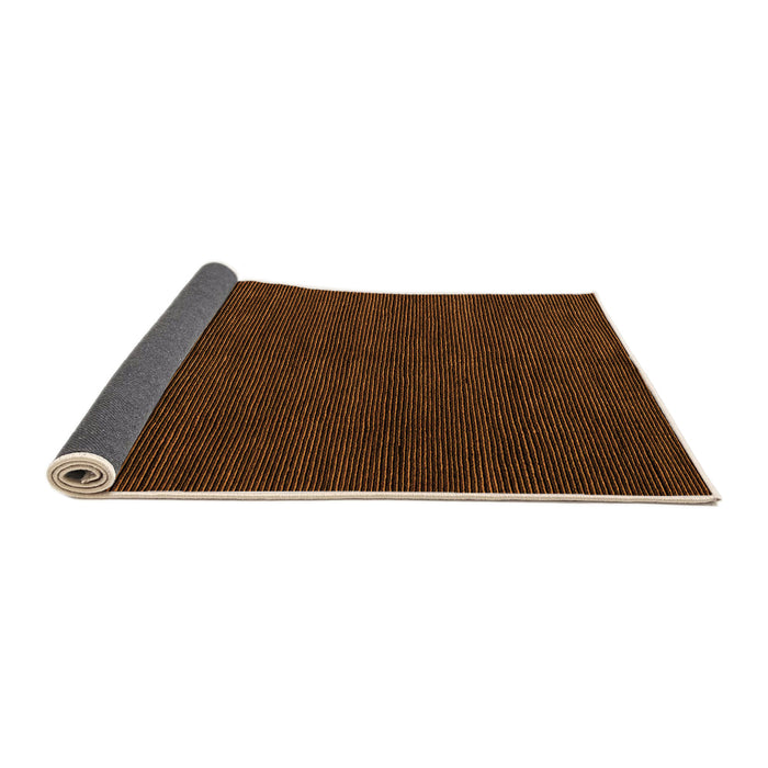 Sideview of Abstract Orange Modern Rug, abs5549org