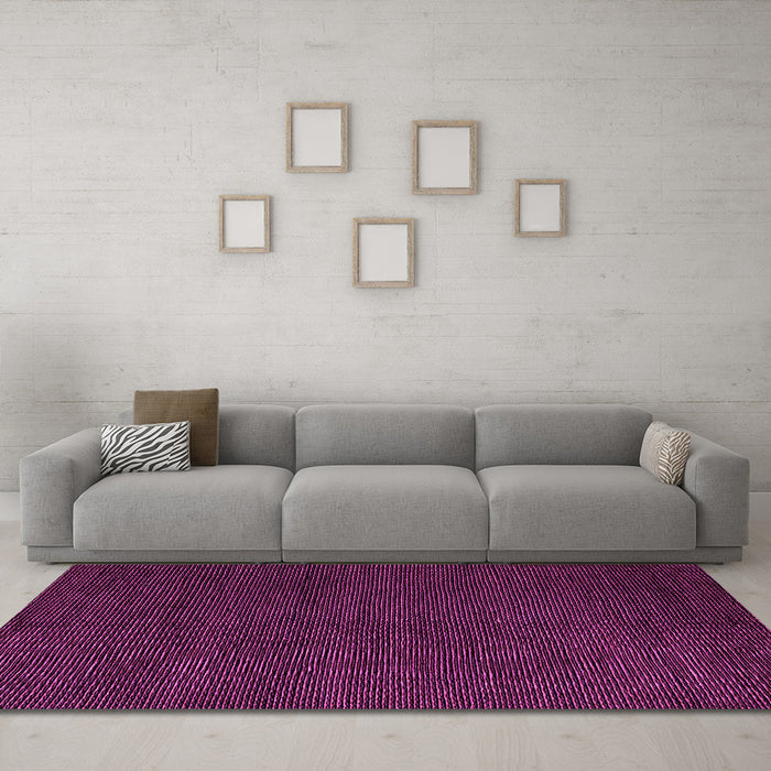 Machine Washable Abstract Pink Modern Rug in a Living Room, wshabs5549pnk