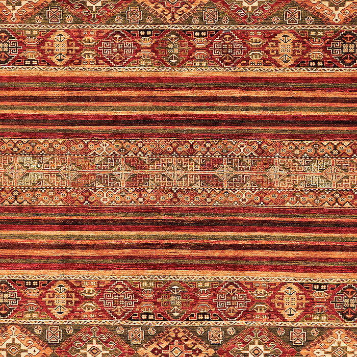 Machine Washable Abstract Orange Modern Area Rugs, wshabs554org