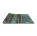 Sideview of Abstract Light Blue Modern Rug, abs554lblu