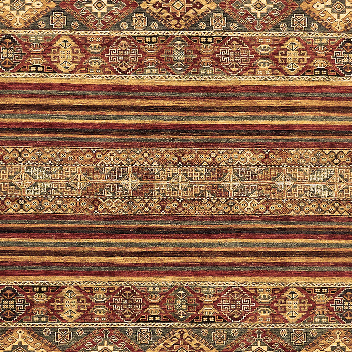 Abstract Brown Modern Rug, abs554brn
