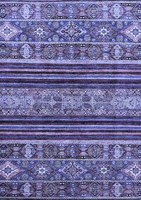 Abstract Blue Modern Rug, abs554blu