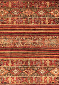 Abstract Orange Modern Rug, abs554org