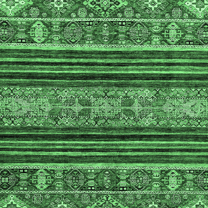 Machine Washable Abstract Emerald Green Modern Area Rugs, wshabs554emgrn