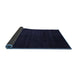 Sideview of Abstract Blue Modern Rug, abs5550blu