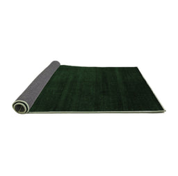Sideview of Abstract Emerald Green Modern Rug, abs5550emgrn