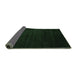 Sideview of Abstract Emerald Green Modern Rug, abs5550emgrn