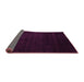 Sideview of Abstract Pink Modern Rug, abs5550pnk