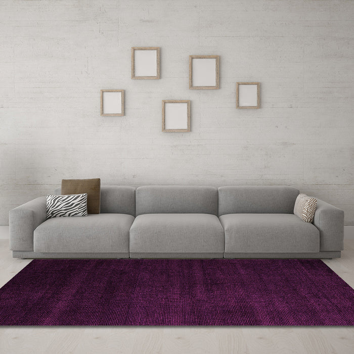 Machine Washable Abstract Pink Modern Rug in a Living Room, wshabs5550pnk