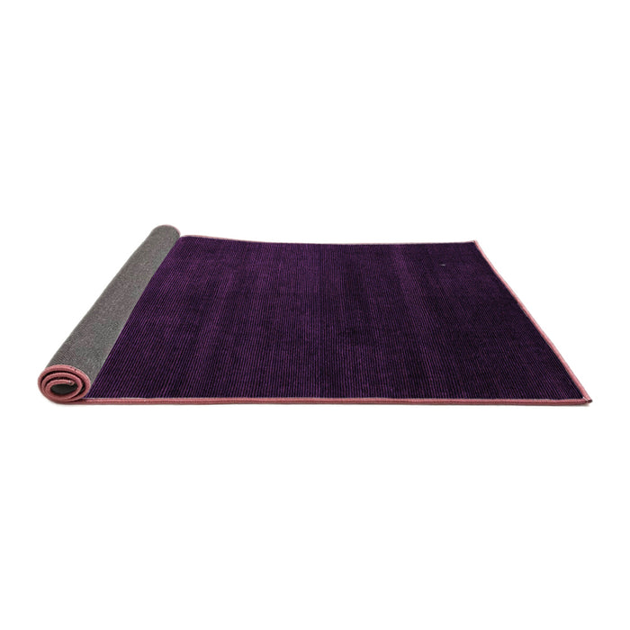 Sideview of Abstract Purple Modern Rug, abs5550pur