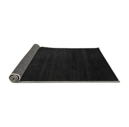 Sideview of Abstract Gray Modern Rug, abs5550gry