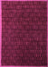 Machine Washable Abstract Purple Modern Area Rugs, wshabs5551pur