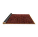 Sideview of Abstract Brown Modern Rug, abs5551brn