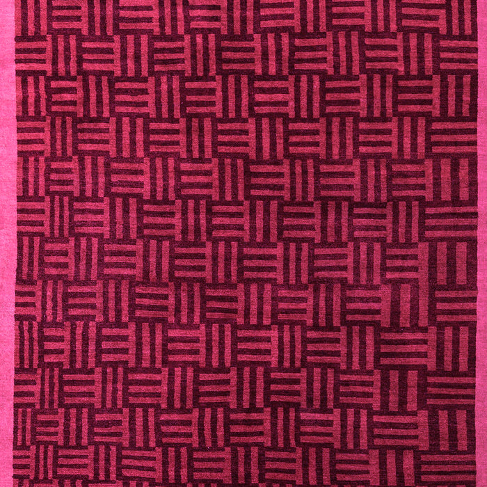 Machine Washable Abstract Pink Modern Rug, wshabs5551pnk