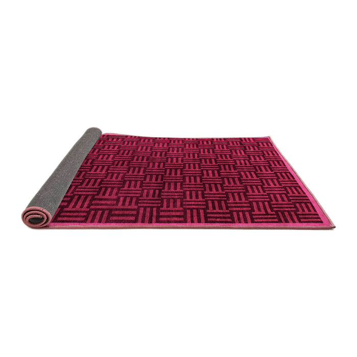 Sideview of Abstract Pink Modern Rug, abs5551pnk