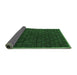 Sideview of Abstract Emerald Green Modern Rug, abs5551emgrn