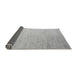 Sideview of Solid Gray Modern Rug, abs5552gry