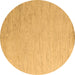 Round Solid Brown Modern Rug, abs5552brn