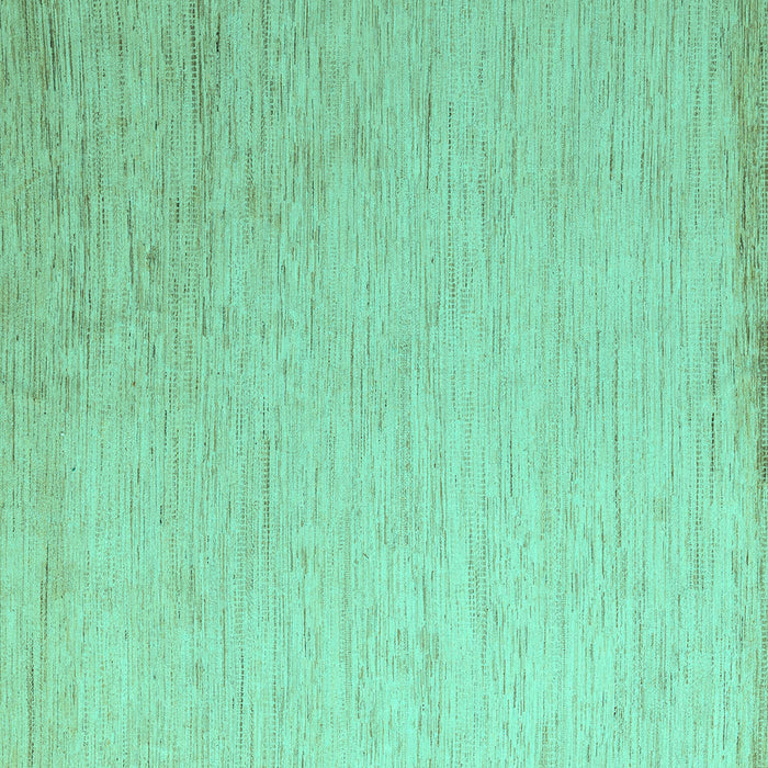 Square Solid Turquoise Modern Rug, abs5552turq