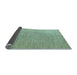 Sideview of Solid Light Blue Modern Rug, abs5553lblu