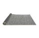 Sideview of Solid Gray Modern Rug, abs5553gry