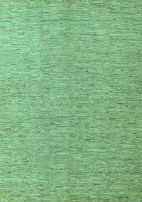 Solid Turquoise Modern Rug, abs5553turq