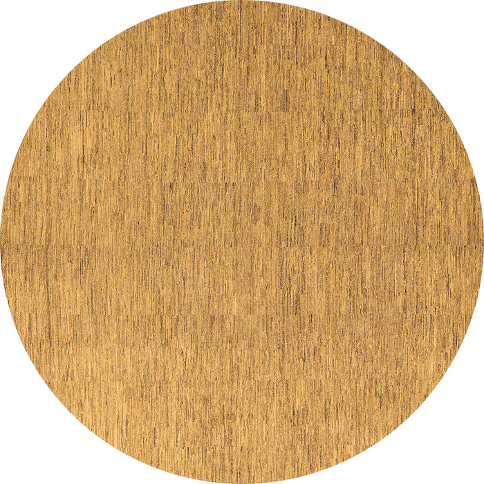 Round Solid Brown Modern Rug, abs5553brn