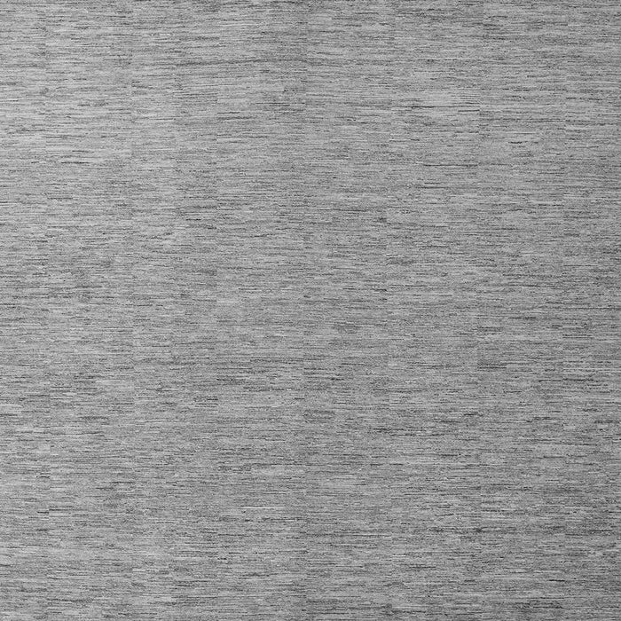 Square Machine Washable Solid Gray Modern Rug, wshabs5553gry