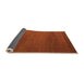 Sideview of Abstract Orange Modern Rug, abs5554org