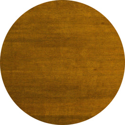 Round Abstract Sedona Brown Modern Rug, abs5554